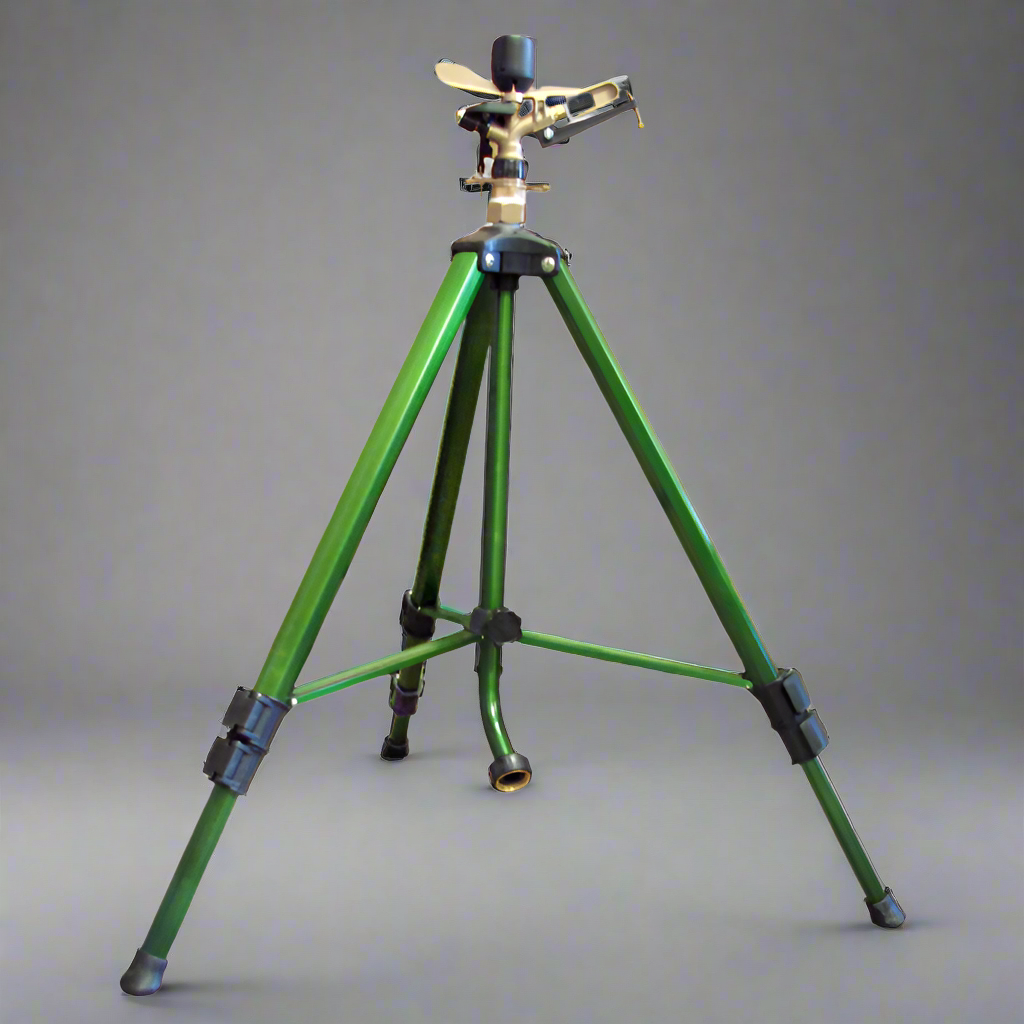 Telescoping Tripod (Blue) with Part or Full Circle 3/4"- Koala Impulse Sprinkler (Adjustable)
