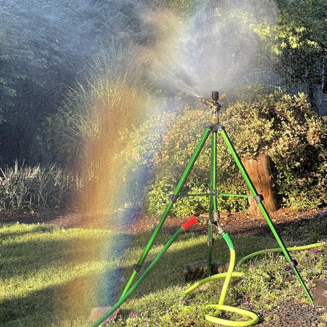 Telescoping Tripod with 3/4"- R3S Impulse Sprinkler (Part or Full Circle)