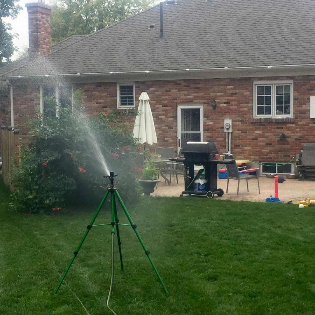 Telescoping Tripod with 3/4"- R3S Impulse Sprinkler (Part or Full Circle)