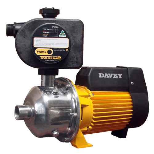 1.5 HP 220V Davey Electric Booster Pump with Automatic Torrium2 Control System