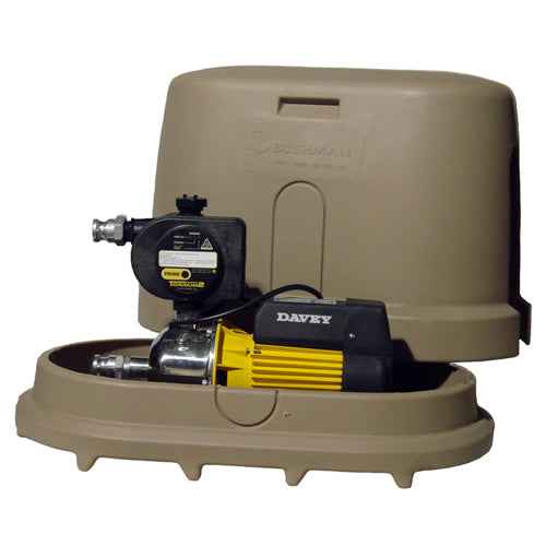 1.5 HP 220V Davey Electric Booster Pump with Automatic Torrium2 Control System & Cover