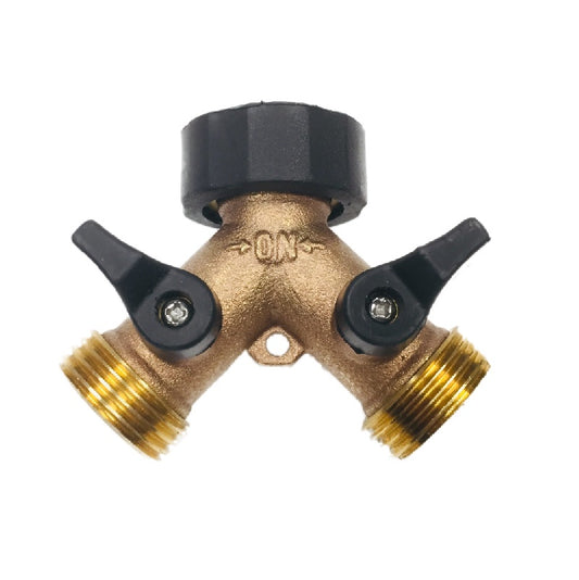 Orbit Brass Hose Faucet "Y" Manifold (2 Outlet)