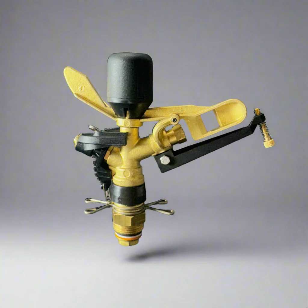 "Brass Edition" - Impact Sprinkler w/ 5 lb. Weighted Sled Base