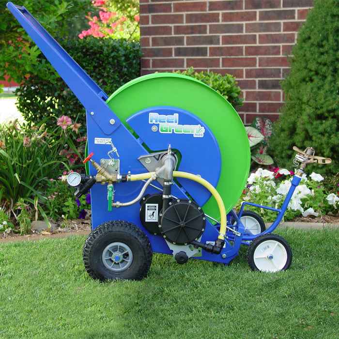ReelGreen RG25 Traveling Sprinkler - The Effortless Solution for Lush Lawns and Dust-Free Arenas