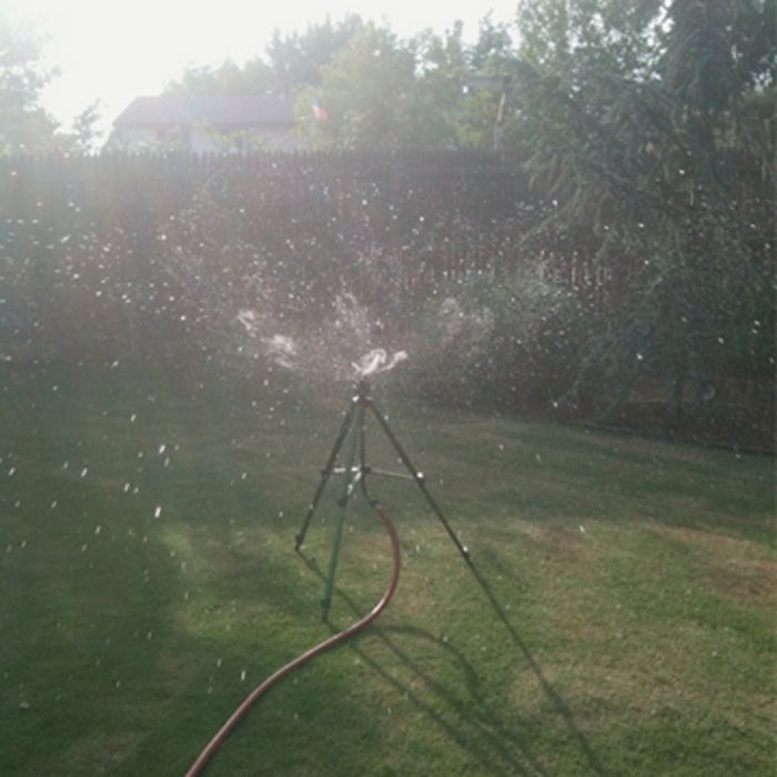 Xcel Wobbler Sprinkler with Telescoping Tripod (Blue)