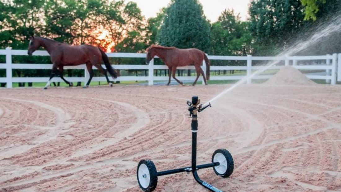 Dust Suppression for Equine Health with Big Sprinkler - Big Sprinkler
