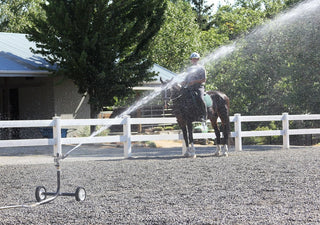 Dust Control Sprinklers for Horse and Riding Arenas