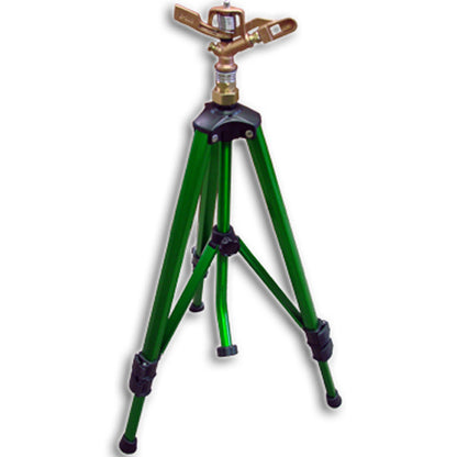 Telescoping Tripod with 3/4" Base Brass Impulse Sprinkler (Full Circle - Only)