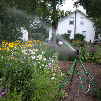 Telescoping Tripod with 3/4"- R3S Impulse Sprinkler (Part or Full Circle)