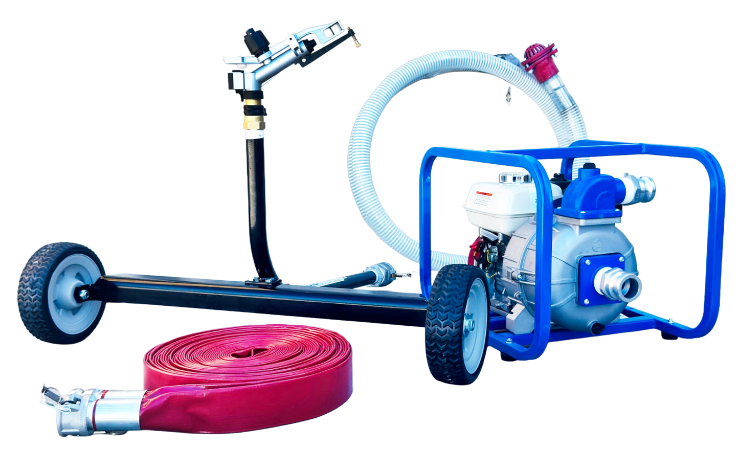 1250K High Pressure Sprinkler Irrigation System Kit w/ Pump