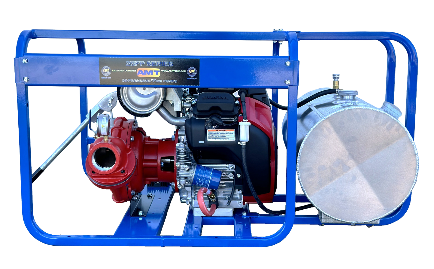 Pump - 23 HP 2.5" Honda High Pressure Pump w/15 Gallon Fuel Tank