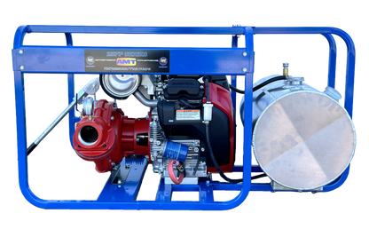 Pump - 23 HP 2.5" Honda High Pressure Pump w/15 Gallon Fuel Tank