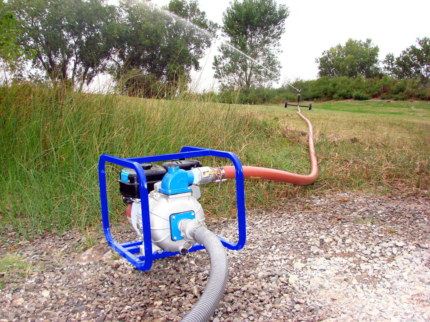 1250K High Pressure Sprinkler Irrigation System Kit w/ Pump