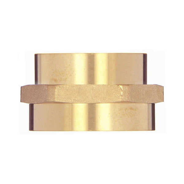 Brass Fire Thread Adapter - 1-1/2" Female NST x 1-1/2" Female NPT