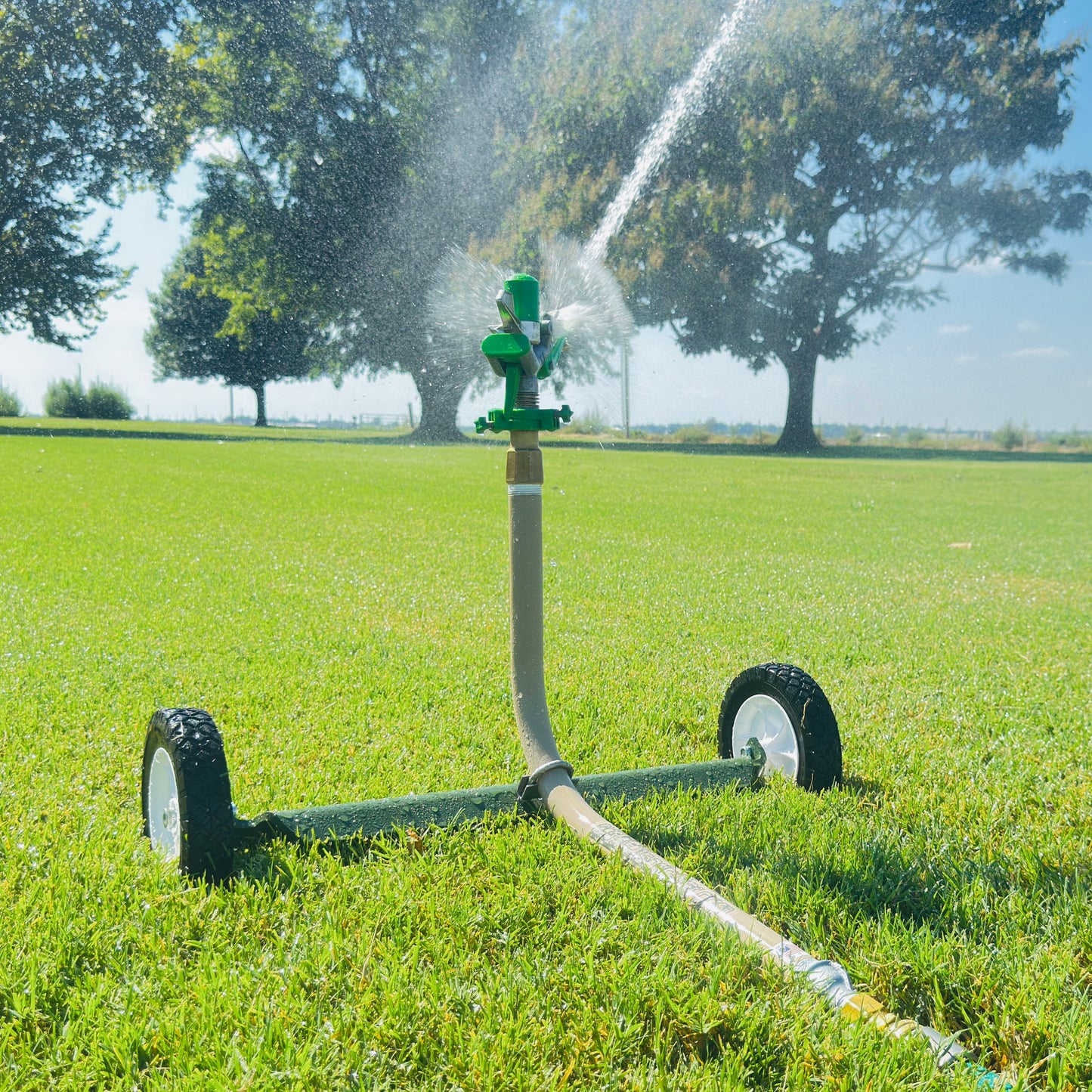 1000F Wheeled Sprinkler Cart-1" - MILITARY EDITION w/ R6 Max Drive Sprinkler