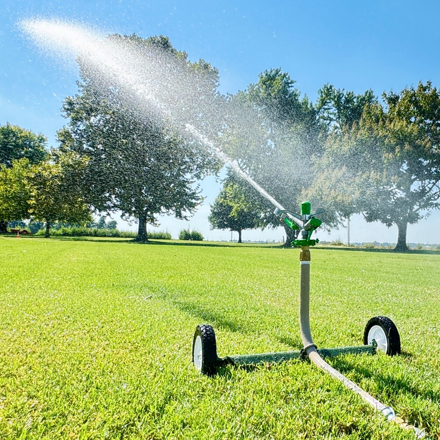 1000F Wheeled Sprinkler Cart-1" - MILITARY EDITION w/ R6 Max Drive Sprinkler