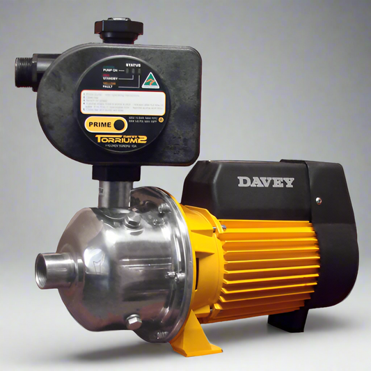 1 HP Davey Electric Booster Pump with Automatic Torrium2 Control System