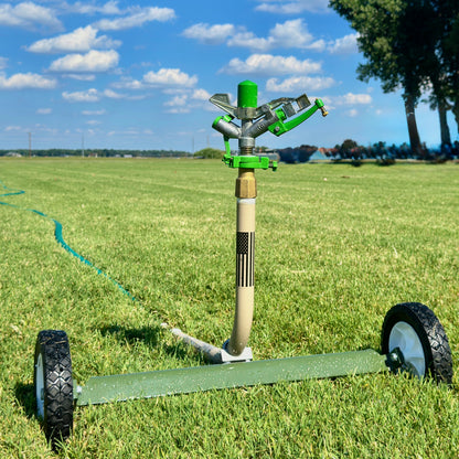 1000F Wheeled Sprinkler Cart-1" - MILITARY EDITION w/ R6 Max Drive Sprinkler