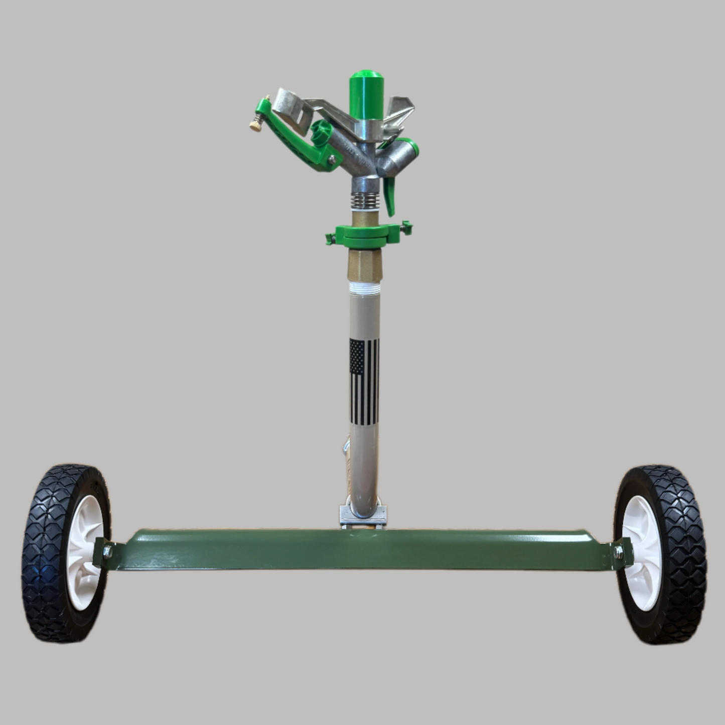 1000F Wheeled Sprinkler Cart-1" - MILITARY EDITION w/ R6 Max Drive Sprinkler