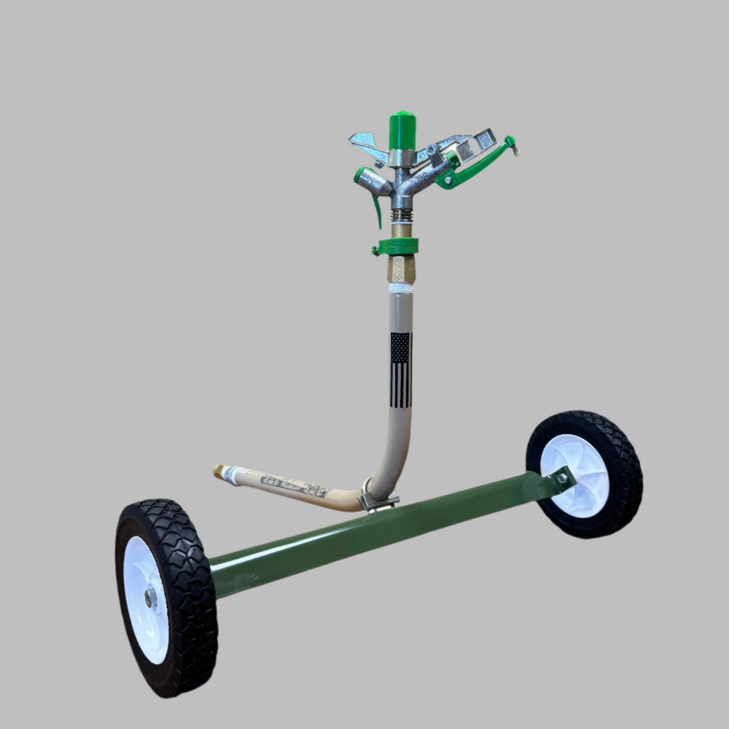 1000F Wheeled Sprinkler Cart-1" - MILITARY EDITION w/ R6 Max Drive Sprinkler